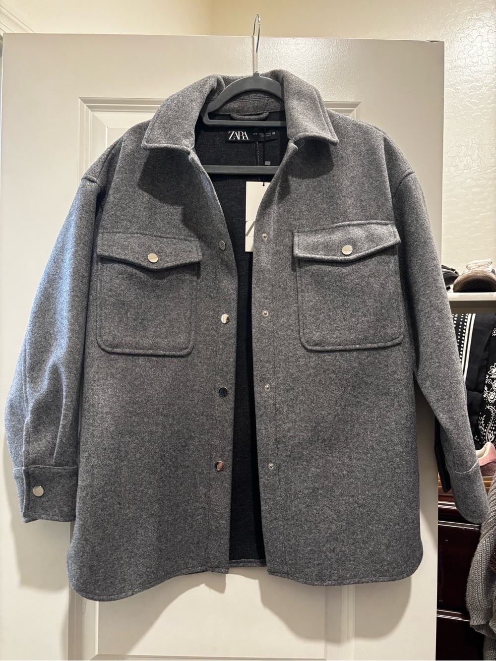 Zara Grey Jacket Size S.